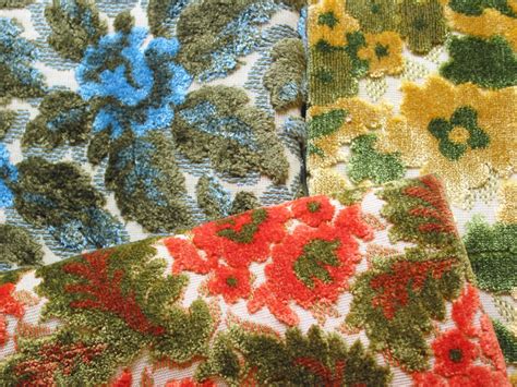 Niesz Vintage Homeand Fabric Vintage Cut Velvet Fabric Collection