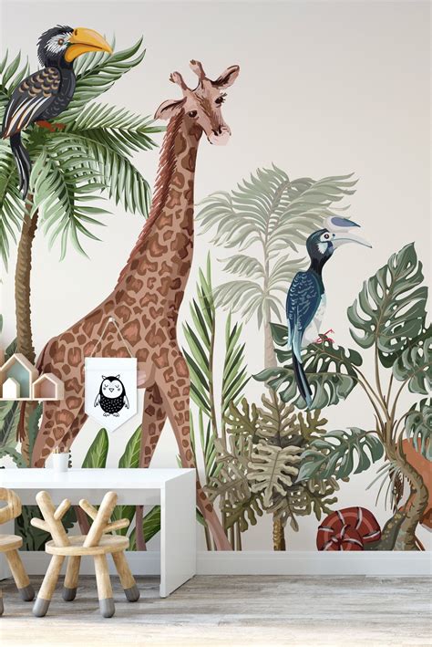 Watch Your Kids Space Turn Into A Jungle Safari With This Tropical