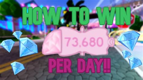How To Get 70000 Diamonds Per Day In Royal High Youtube