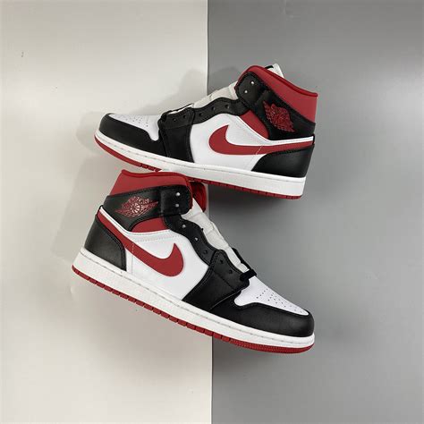Air Jordan 1 Mid “metallic Red” Whitegym Red Black For Sale The Sole