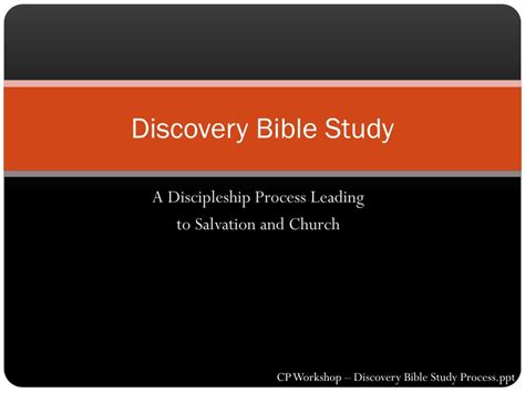 Ppt Discovery Bible Study Powerpoint Presentation Free Download Id