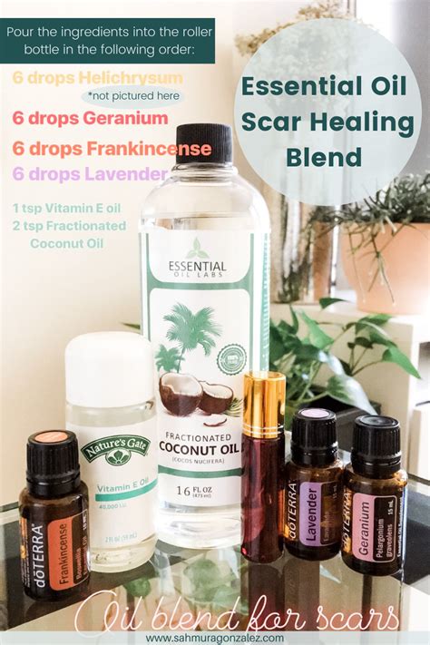Scar Healing Essential Oil Blend — Sahmura Gonzalez
