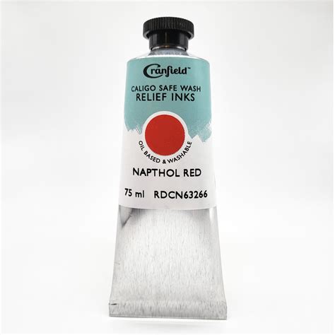 Buy Cranfield Caligo Relief Ink Ml Naphthol Red