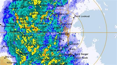 The radar is located on an isolated hill about 150m above mean sea level, just east of beenleigh. Southeast Queensland wakes to a soggy Saturday | The ...