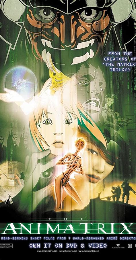 Straight from the creators of the groundbreaking matrix trilogy, this collection of short animated films from the world's leading anime directors fuses computer graphics and japanese anime to provide the background of the matrix universe and the conflict between man and machines. The Animatrix (Video 2003) - IMDb