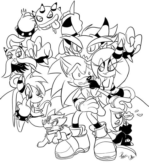 Sonic Colors Wisps Pages Coloring Pages