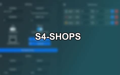 S4 Shops Fivem Shopping System Releases Cfxre Community