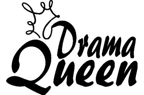 Drama Queen Svg Graphic By Teeshop · Creative Fabrica