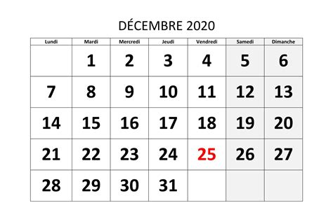 Calendrier De Décembre 2022 Imprimable Modèle Pdf Word Excel