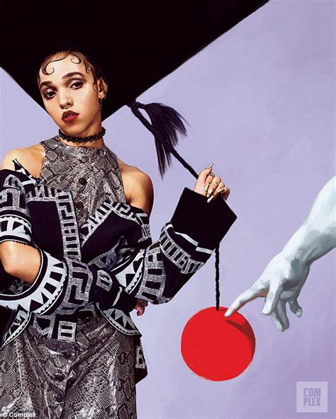 Fka Twigs Dons Black Bustier For Complex Photoshoot Daily Mail Online