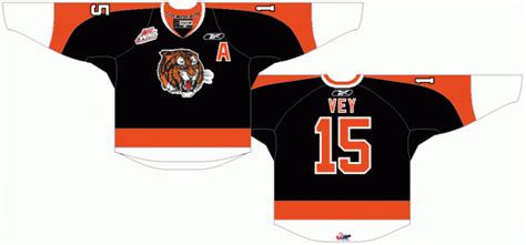 Medicine Hat Tigers Road Uniform Western Hockey League Whl Chris