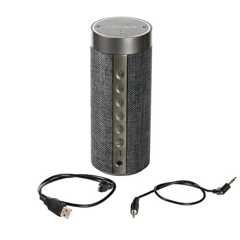 Ilive Voice Activated Amazon Alexa Portable Wireless Fabric Speaker