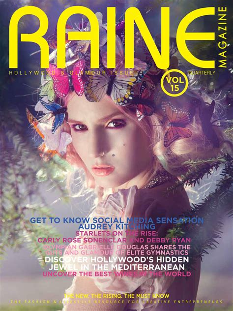 Raine 15 Glamour Hollywood Issue — Raine Magazine