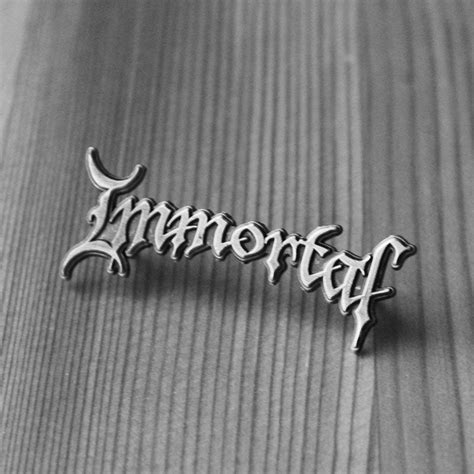 Immortal Logo Metal Pin Todestrieb