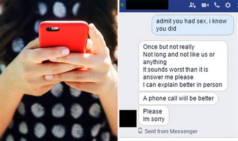 Man Shares Girlfriend’s Sexts Online After Discovering She’s Having Affair With His Dad Uk