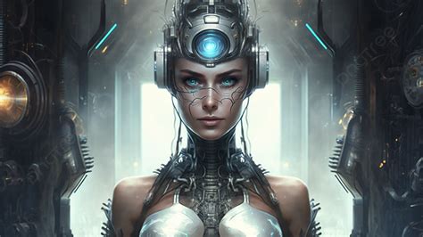 الخيال العلمي خلفية مستقبلية مستقبل الخيال العلمي إنسان آلي صورة