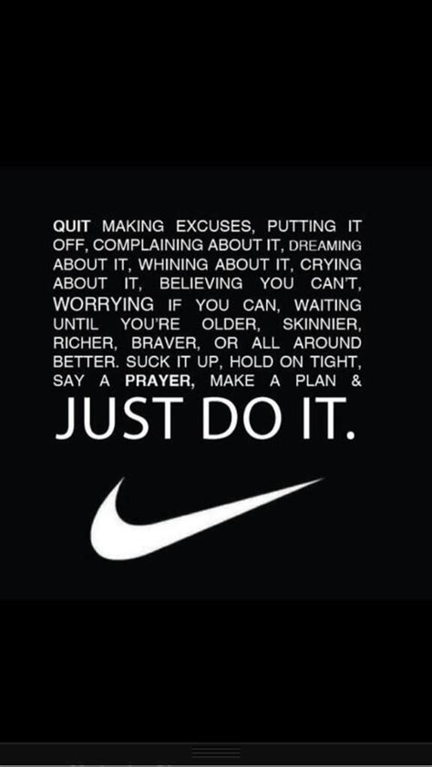 just do it just do it nike quotes fitness inspiration