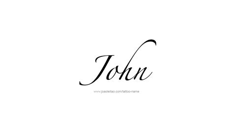 John Name Tattoo Design Talk