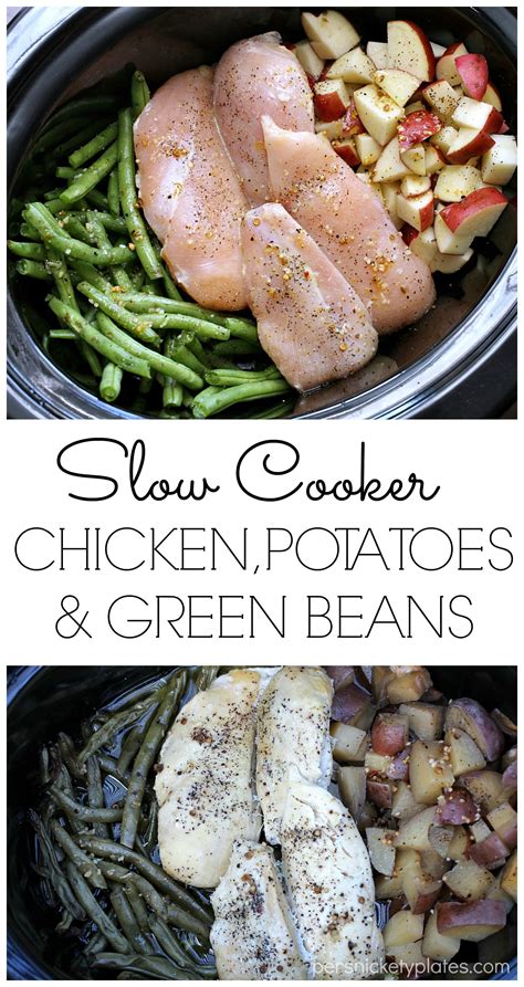 Slow Cooker Chicken And Potatoes With Green Beans