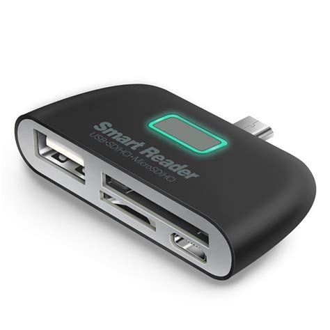 Optimize connections with high effective smart card connector from alibaba.com. 4 in 1 OTG/TF/SD Smart Card Reader Adapter Micro USB Charge Durable Port | Alexnld.com
