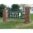 Community Entrance Sign  Twin Pines Made By Designs & Signs