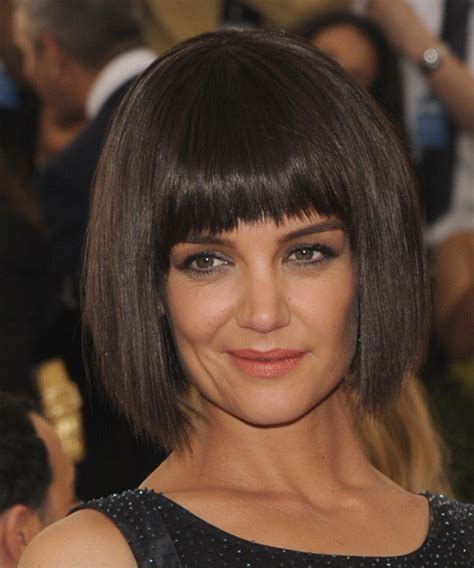 Katie Holmes Short Hair Bangs