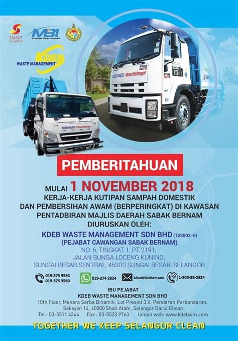 Lebih baik daripada kebanyakan ejen baru. KDEB WASTE MANAGEMENT SDN BHD URUS KERJA-KERJA KUTIPAN ...