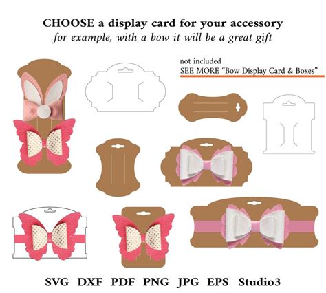 Bow template SVG BUNDLe for Cricut Bow template SVG Set Bow | Etsy