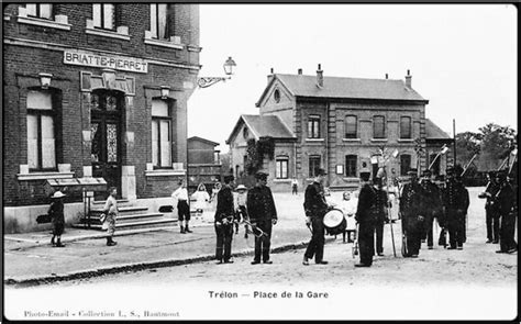 Trelon La Place De La Gare Chrisnord Trelon Nord