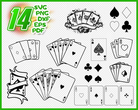 Playing Cards svg, Playing cards clipart, playing cards svg, casino