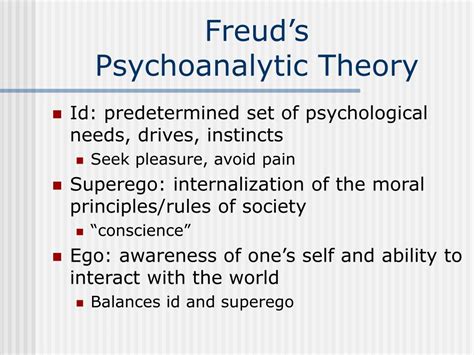 Freud S Theory Of Personality Psychodynamic Perspectives On Personality Boundless