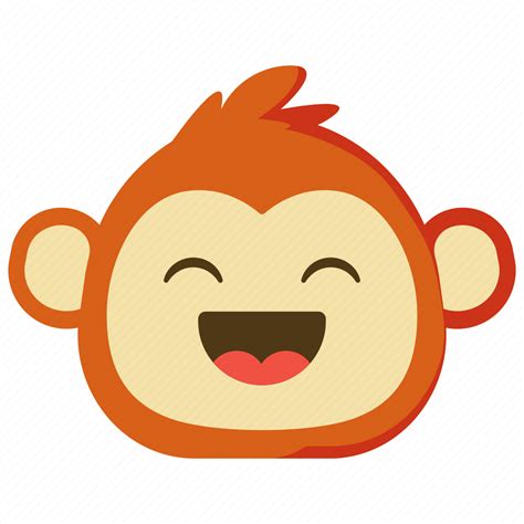 Monkeys Fun Laugh Happy Emoji Emotion Smiley Icon Download On