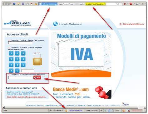 Composta da tre numeri, identifica la filiale della banca di riferimento qualora ci sia la necessità di distinguerla dalla sede centrale. Edgar's Internet Tools: Phishing Banca Mediolanum ...