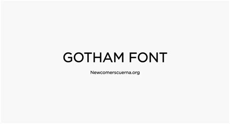 Gotham Font Download Free License Font 2023