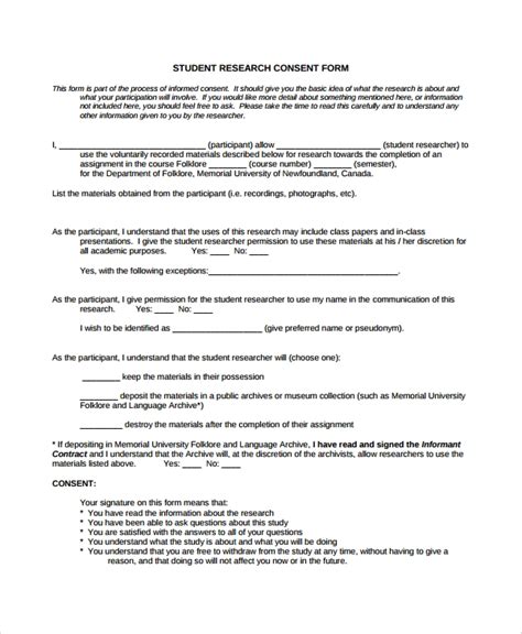 ssurvivor informed consent form  research study template