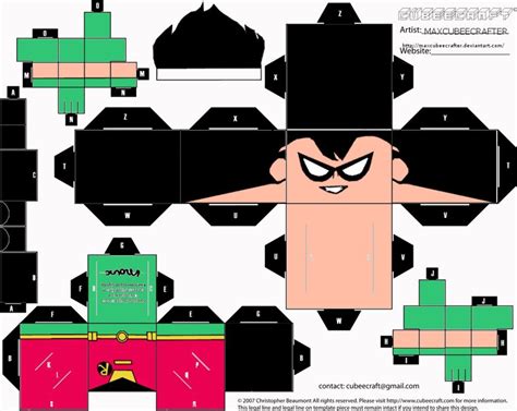 Robin By Maxcubeecrafter Paper Doll Template Paper Toys Template