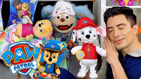 Unbox New Nickelodeon Paw Patrol Snuggle Up Pups Flashlights Chase