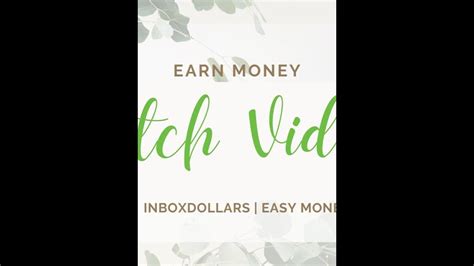 Watch Videos And Earn Money In Inboxdollars Ios System Youtube