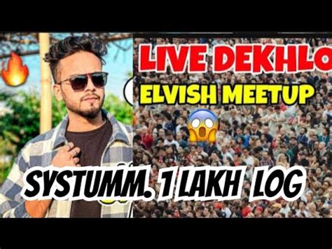 Elvish Yadav Ke Meetup Me Lakh Log Pouch Gaye Thesocialfactory