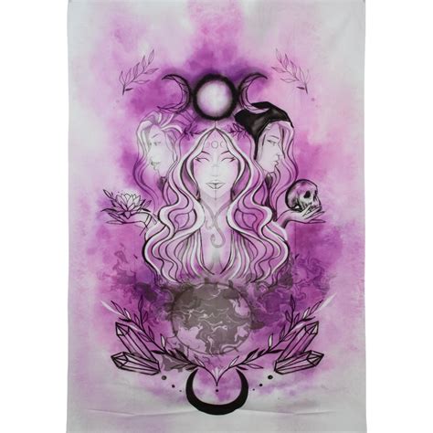 Polyester Tapestry Triple Goddess Each Kheops International