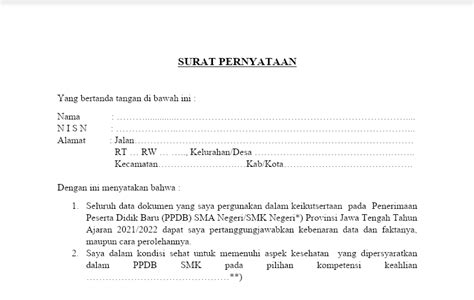 PAKTA INTEGRITAS PPDB 2021 Di SMKN 7 Surakarta SMK Negeri 7 Surakarta