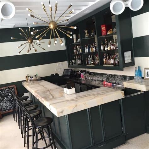 Tarbender® is an excellent wood bar top coating and can also be poured over plaster, concrete, foam, fabrics, etc. Top 60 Best Bar Top Ideas - Unique Countertop Designs