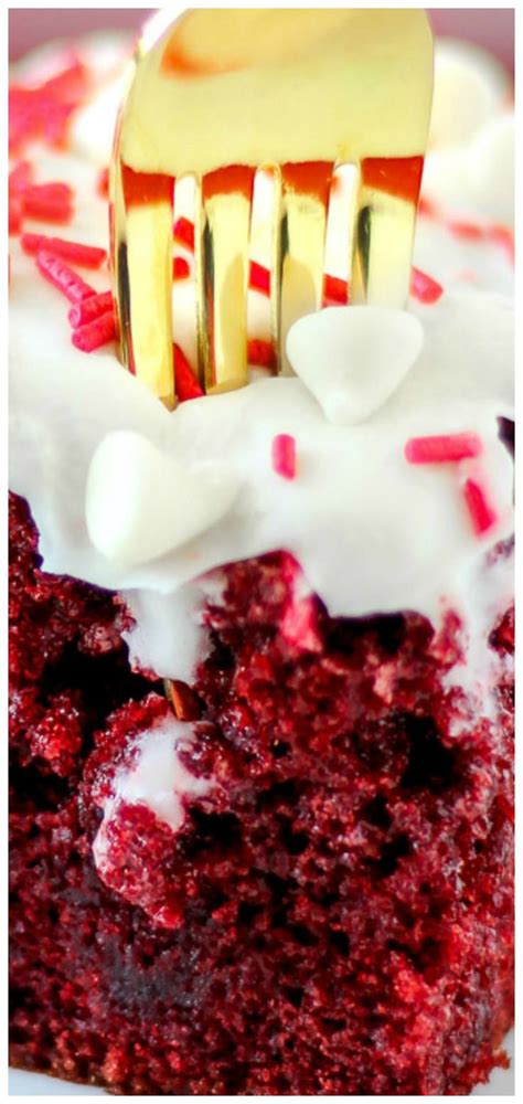 This is a delicious cake that is really tasty. Christmas Poke Cake | Red velvet poke cake, Million dollar cake recipe, Cake recipes