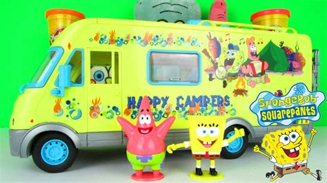 Spongebob Squarepants Camper Van Playset Toy Review Unboxing Patrick