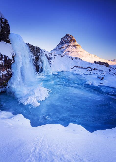 Kirkjufell Sunrise Iceland Winter Pictures Nature Pictures Nature