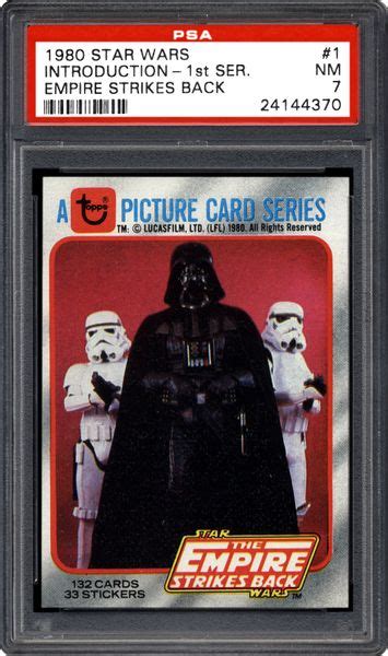 1980 Topps Empire Strikes Back Introduction Psa Cardfacts®