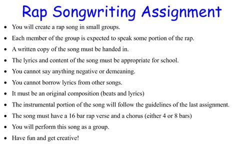 How To Write A Rap Song For Beginners Songwriting Tips How To Write