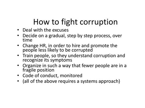 Ppt Corruption Powerpoint Presentation Free Download Id2811982