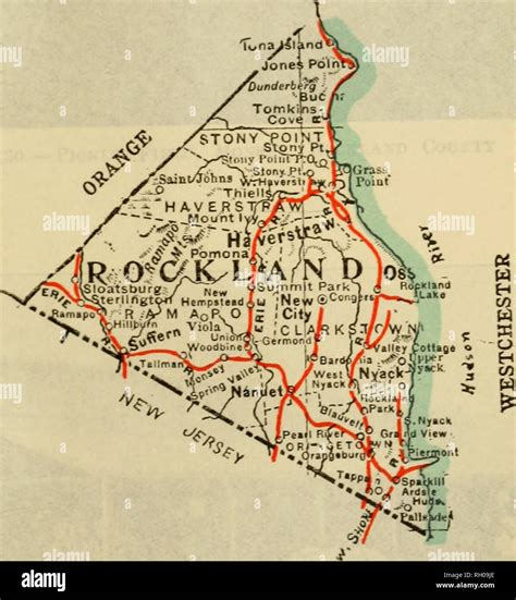 Map Of Rockland County Map Of West