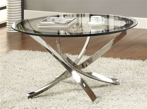 702588 Coffee Table 3pc Set By Coaster Wglass Top